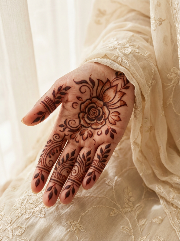 Rose and Lotus Design